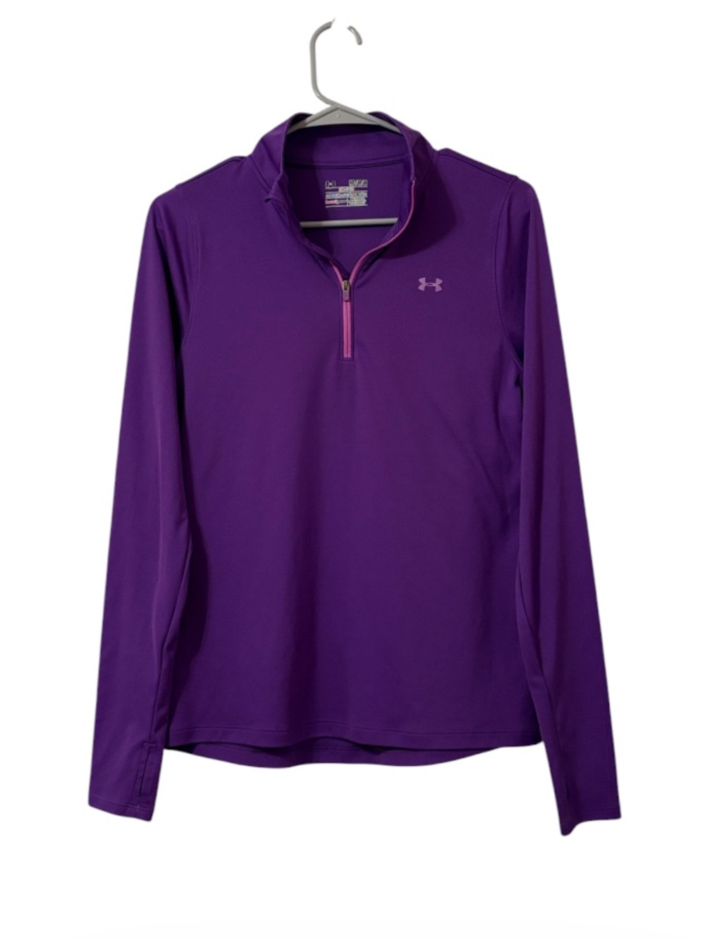 Under Armour Purple Tech Team Half Zip Athletic Jacket